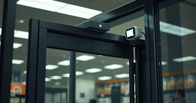 Sensor de entrada de loja: segurança e eficiência