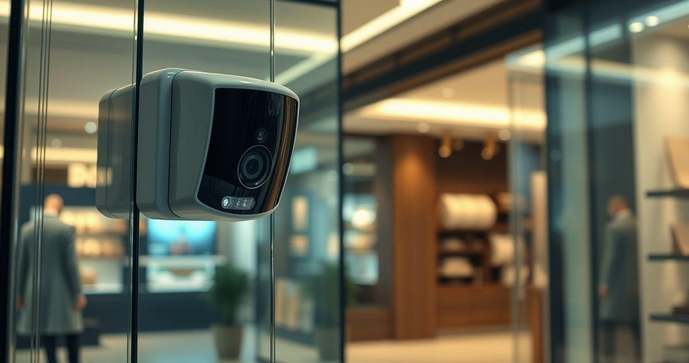 Sensor de presença para porta de loja transforma segurança e eficiência